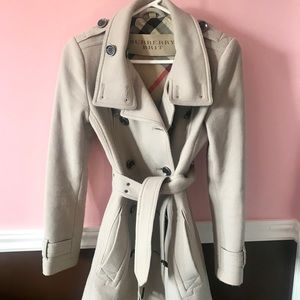 Burberry Brit Wool Trench Coat